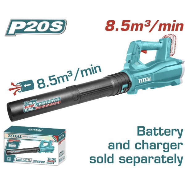 Sopladora 20v 15000 Rpm - 8.5m3/m Sin Batería Total