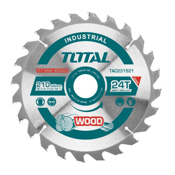 Disco Dentado Para Madera 8 1/4'' Tct 24 Dientes Total