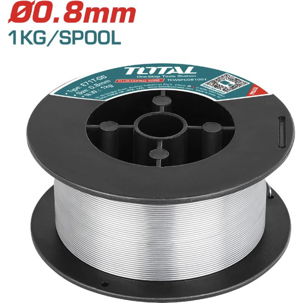 Alambre Para Soldadura Mig Sin Gas Fcw 0.8mm 1kg Total