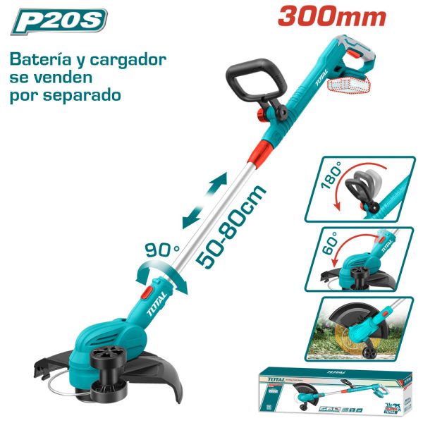 Guadaña Industrial 20v Ajustable; Sin Batería Super Total