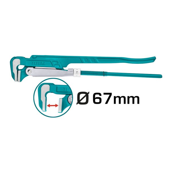 Llave Para Tubo 90° - 2'' Sujeción Máx: 67mm Total