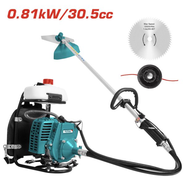 Desbrozadora A Gasolina 30.5cc 9500rpm 0.81kw Total