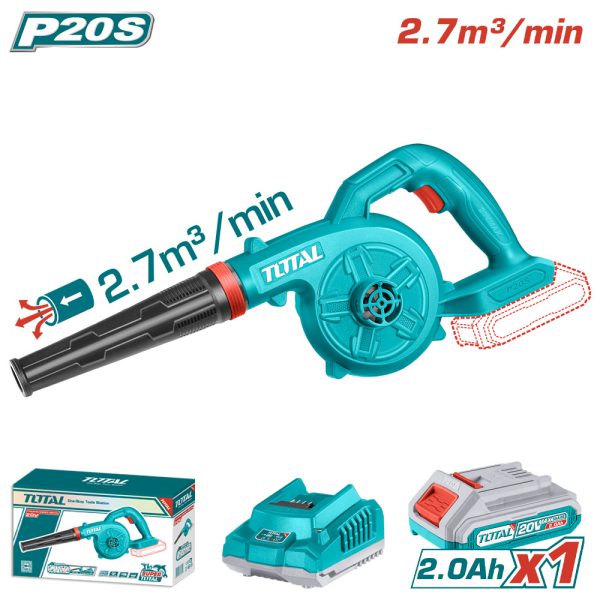 Sopladora De 20v - 18000rpm - Incluye Batería Y Cargador