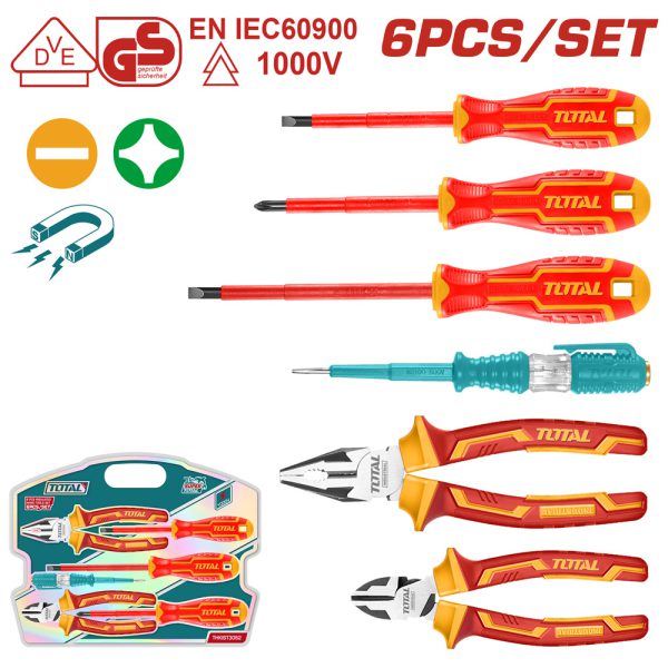 Juego de herramientas aisladas 6pcs TOTAL