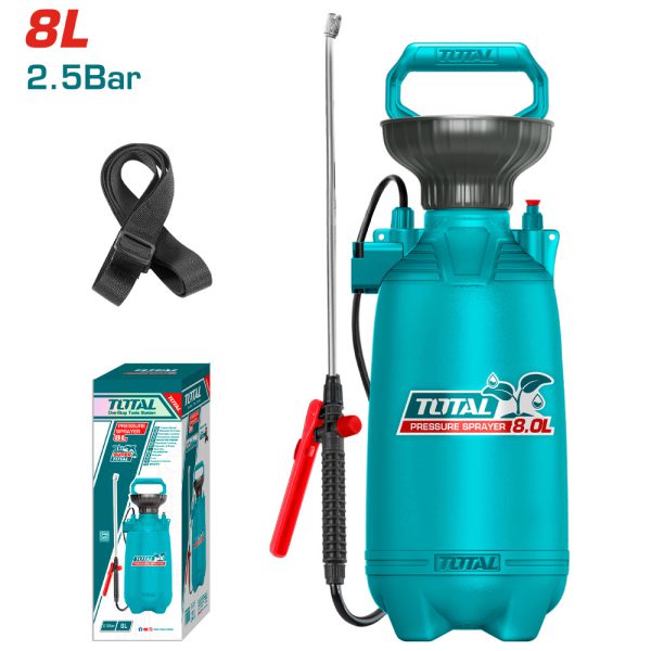 Bomba Pulverizadora Manual 8l 2.5bar 1.2m Total