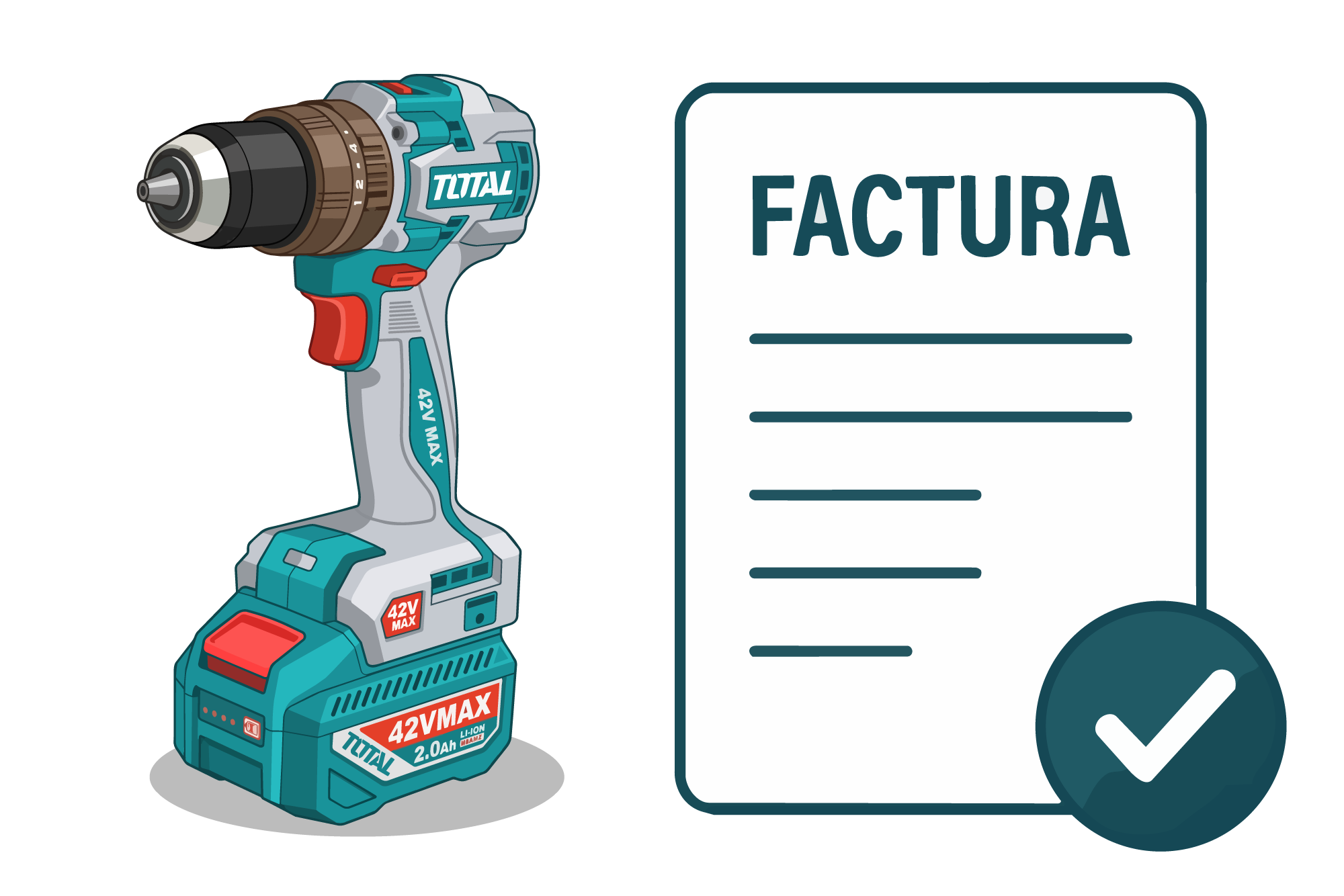 Producto TOTAL y factura de compra